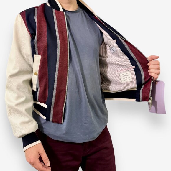 Thom Browne Blouson Jacket from TV’s BATWOMAN! Deerskin leather. GORGEOUS - Picture 7 of 14